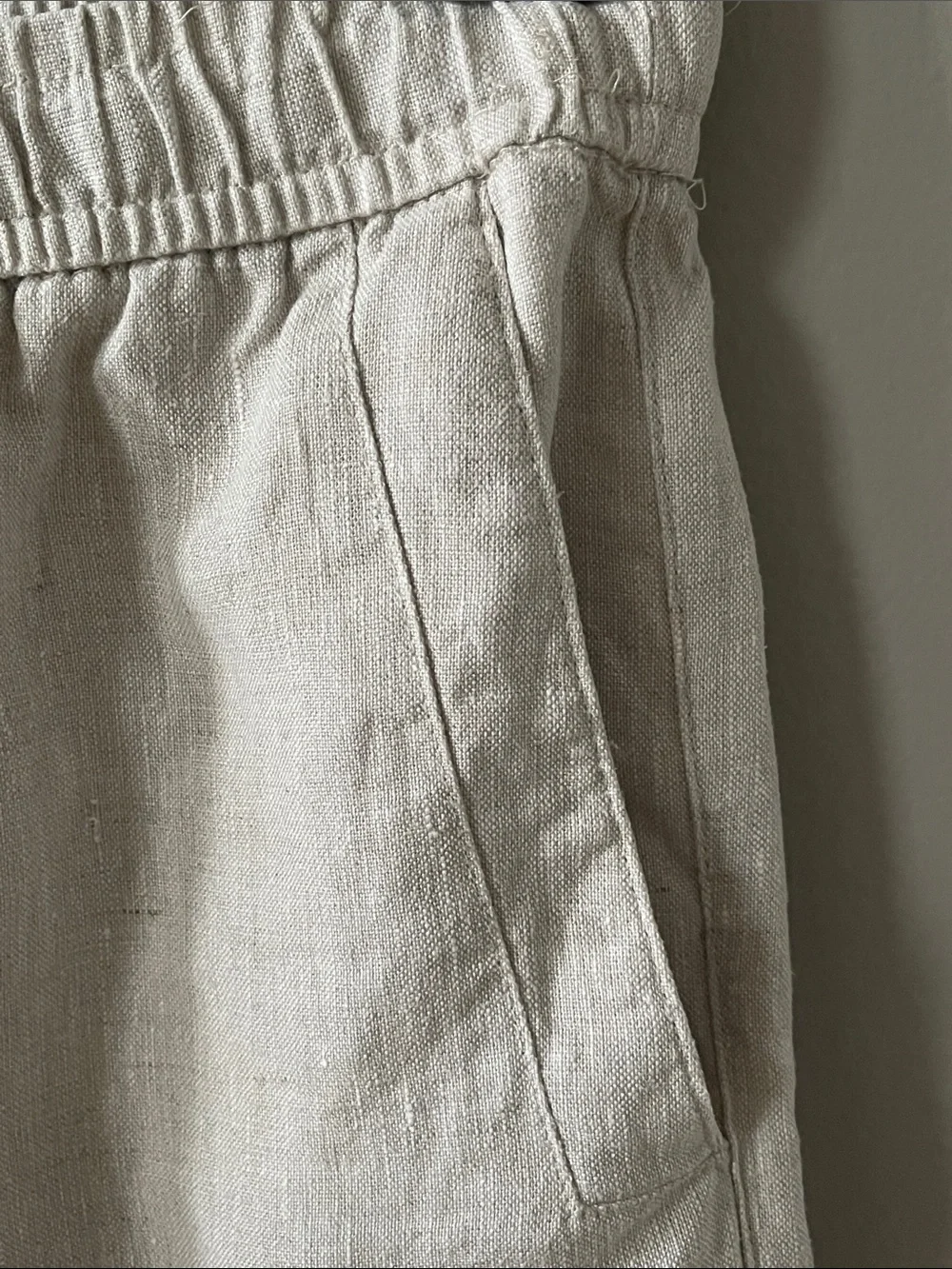 Zara thicker linen